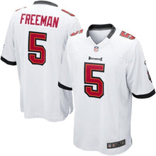 Load image into Gallery viewer, Tampa Bay Buccaneers Josh Freeman Tampa Bay Buccaneers Historic Logo Game Jersey White