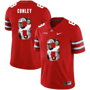 Ohio State Gareon Conley 8 Digital Art Red 3 Football Jersey