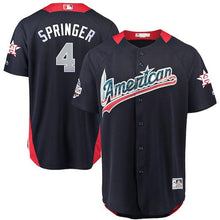 Load image into Gallery viewer, Springer #4 American League Majestic 2019 Mlb All-Star Game Home Jersey- Navy - MLB Jersey