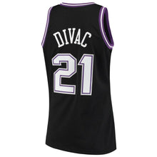 Load image into Gallery viewer, Vlade Divac Sacramento Kings Mitchell &amp; Ness 2000-01 Hardwood Classics Swingman Jersey - Black