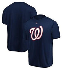 Load image into Gallery viewer, Washington Nationals Majestic Synthetic Official Team Logo T-Shirt - Navy MLB T-shirt