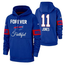 Load image into Gallery viewer, Zay Jones 11 Bills Forever Faithful Hoodie NFL Men&#39;s Hoodie