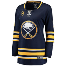 Load image into Gallery viewer, Women's Buffalo Sabres Jack Eichel Navy Breakaway Player Jersey NHL Women Jersey