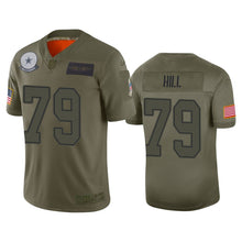 Load image into Gallery viewer, Trysten Hill Cowboys 2019 Salute To Service Camo Limited Men Jersey NFL Jersey