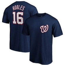 Load image into Gallery viewer, Victor Robles Washington Nationals Majestic Player Name &amp; Number T-Shirt - Navy MLB T-shirt