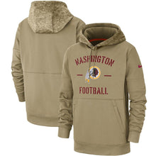 Load image into Gallery viewer, Washington Redskins Nike 2019 Salute To Service Sideline Therma Pullover Hoodie - Tan - NFL Pullover Hoodie