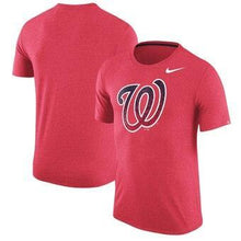 Load image into Gallery viewer, Washington Nationals  Tri-Blend T-Shirt - Heathered Red MLB T-shirt
