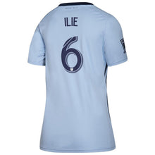 Load image into Gallery viewer, Women&#39;s Sporting Kansas City Ilie Sanchez Blue 2019 Primary Player Jersey