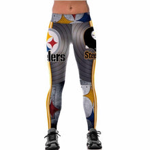 Load image into Gallery viewer, Pittsburgh Steelers Slim Fitness 3D Printing Leggings