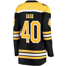 Load image into Gallery viewer, Tuukka Rask Boston Bruins 2019 Stanley Cup Final Bound Women's Home Breakaway Player Jersey - Black