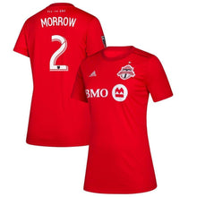 Load image into Gallery viewer, Women&#39;s Toronto Fc Justin Morrow Red 2019 Primary Player Jersey