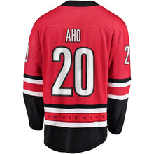 Load image into Gallery viewer, Sebastian Aho Carolina Hurricanes Breakaway Player Jersey - Red NHL Jersey