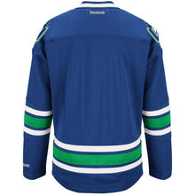 Load image into Gallery viewer, Vancouver Canucks Reebok Women's Premier Alternate Jersey - Blue NHL Women Jersey