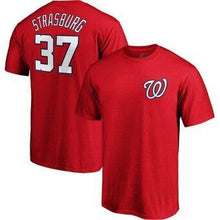Load image into Gallery viewer, Stephen Strasburg Washington Nationals Majestic Name &amp; Number T-Shirt - Red MLB T-shirt