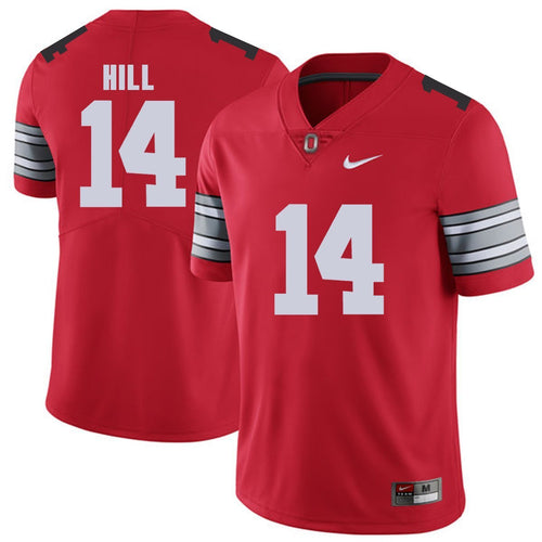 Ohio State Hill 14 Red Football Jersey