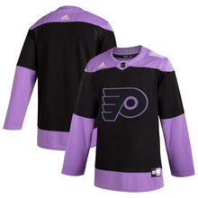 Load image into Gallery viewer, Philadelphia Flyers Hockey Fights Cancer Practice Jersey - Black NHL Jersey