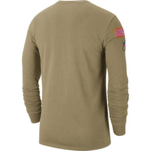 Load image into Gallery viewer, Tennessee Titans Nike 2019 Salute To Service Sideline Performance Long Sleeve Shirt - Tan - NFL Long Sleeve