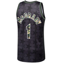 Load image into Gallery viewer, Tracy Mcgrady Orlando Magic Mitchell &amp; Ness Straight Fire Camo Swingman Jersey – Black