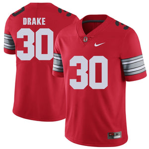 Ohio State Drake 30 Red Football Jersey