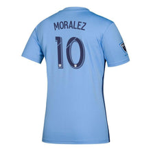 Load image into Gallery viewer, Women&#39;s New York City Fc Maximiliano Moralez Blue 2019 Primary Player Jersey