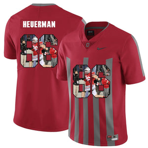 Ohio State Jeff Heuerman 86 Digital Art Red 2 Football Jersey