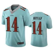 Load image into Gallery viewer, Seattle Seahawks D.K. Metcalf Light Blue City Edition Jersey NFL Jersey