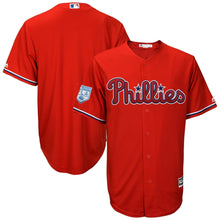 Load image into Gallery viewer, Philadelphia Phillies 2019 Spring Training Cool Base Team Jersey – Scarlet
