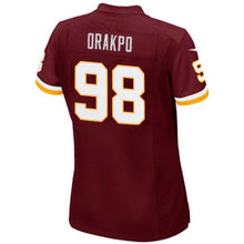 Load image into Gallery viewer, Washington Redskins Brian Orakpo Washington Redskins Girls Game Jersey Burgundy