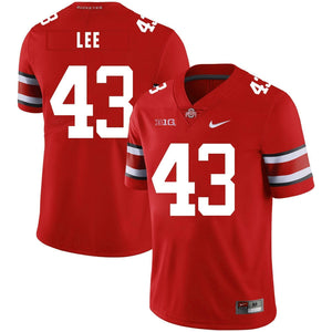 Ohio State Darron Lee 43 Red 2 Football Jersey