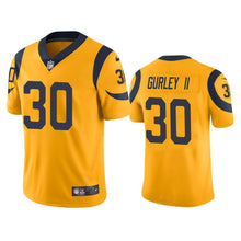 Load image into Gallery viewer, Rams Todd Gurley Ii 30 Jersey Gold Color Rush Limited NFL Jersey