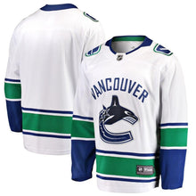 Load image into Gallery viewer, Vancouver Canucks Breakaway Away Jersey - White NHL Jersey