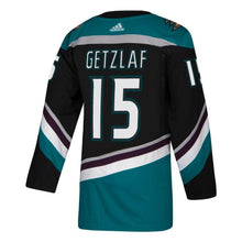 Load image into Gallery viewer, Ryan Getzlaf Anaheim Ducks Adidas Alternate  Player Jersey - Black/Teal NHL Jersey