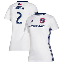 Load image into Gallery viewer, Women's Fc Dallas Reggie Cannon White 2019 Secondary Player Jersey