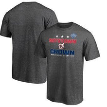 Load image into Gallery viewer, Washington Nationals Majestic 2019 World Series Champions Big &amp; Tall Hometown T-Shirt - Charcoal MLB T-shirt