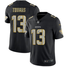 Load image into Gallery viewer, Saints Saints Thomas #13Impact Black Color Rush Limited Jersey - NFL Jersey