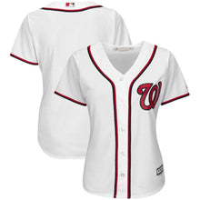 Load image into Gallery viewer, Washington Nationals Majestic Women's Plus Size Home Cool Base Team Jersey - White MLB Women Jersey