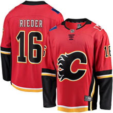 Load image into Gallery viewer, Tobias Rieder Calgary Flames Player Jersey – Red NHL Jersey