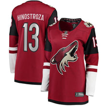 Load image into Gallery viewer, Vinnie Hinostroza Arizona Coyotes  Women's Home Breakaway Player Jersey - Garnet NHL Women Jersey