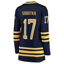 Load image into Gallery viewer, Vladimir Sobotka Buffalo Sabres Women's Home Breakaway Player Jersey - Navy NHL Women Jersey