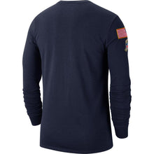 Load image into Gallery viewer, Seattle Seahawks Nike 2019 Salute To Service Sideline Performance Long Sleeve Shirt - College Navy - NFL Long Sleeve