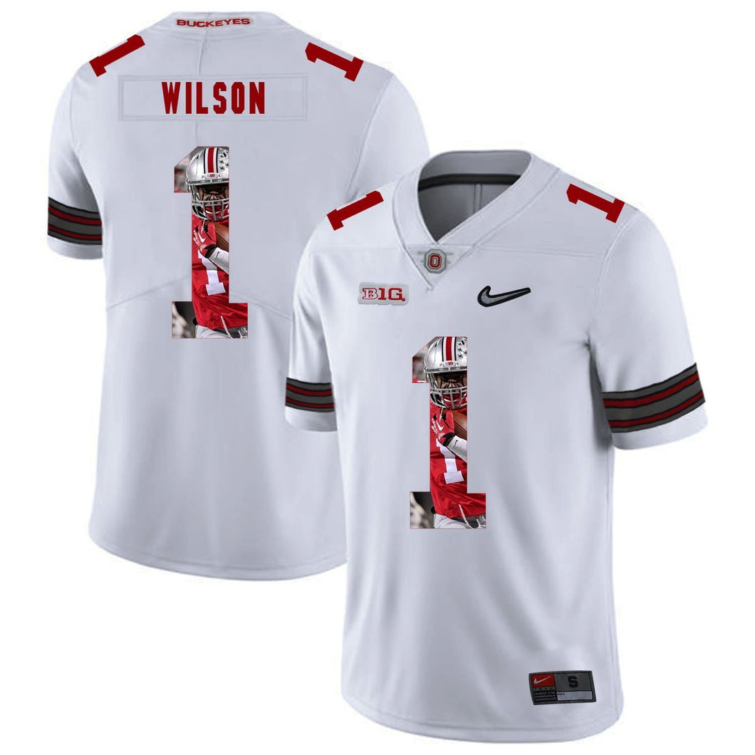 Ohio State Dontre Wilson 1 Digital Art White 1 Football Jersey