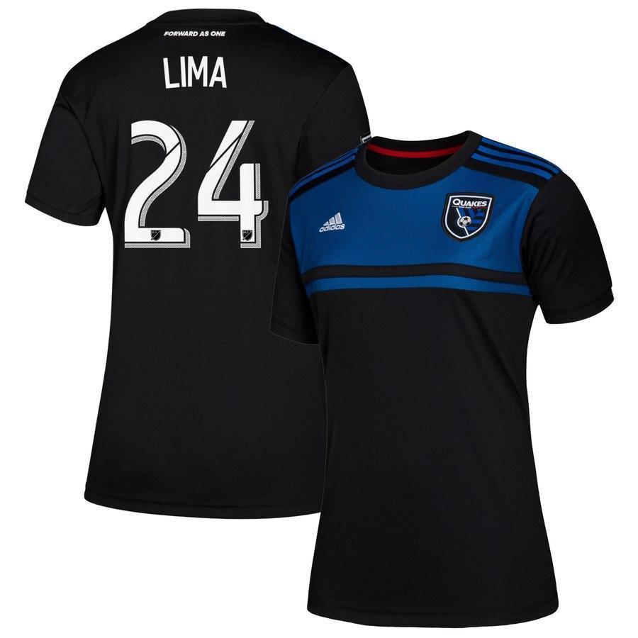 Women's San Jose Earthquakes Nick Lima Blue 2019 Primary Player Jersey