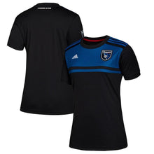 Load image into Gallery viewer, Women&#39;s San Jose Earthquakes Blue 2019 Primary Jersey