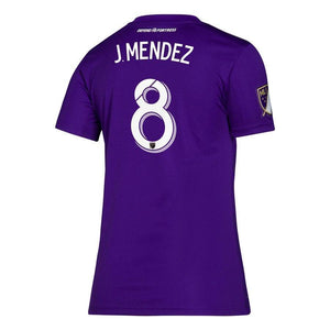 Women's Orlando City Sc Jhegson Sebastián Méndez Purple 2019 Bring The Noise Player Jersey