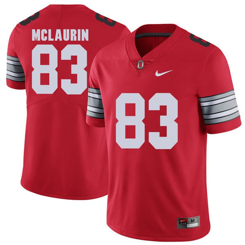 Ohio State Mclaurin 83 Red Football Jersey