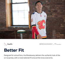 Load image into Gallery viewer, Tj Brodie Calgary Flames Breakaway Player Jersey - Red NHL Jersey