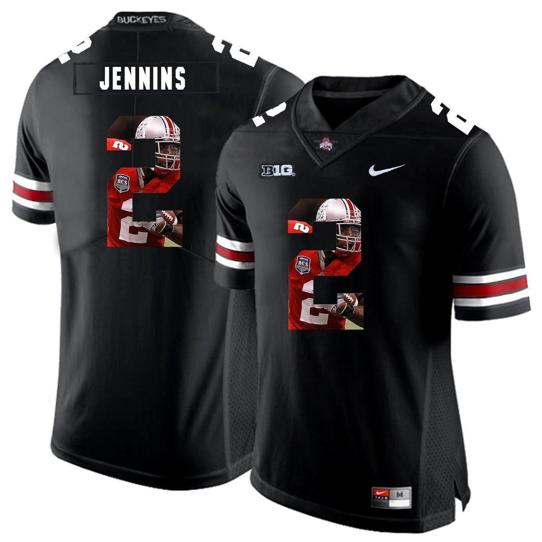 Ohio State Malcolm Jenkins 2 Digital Art Black 2 Football Jersey