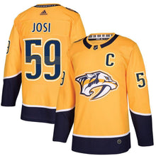 Load image into Gallery viewer, Roman Josi Nashville Predators Home Player Jersey - Gold NHL Jersey