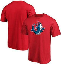 Load image into Gallery viewer, Washington Nationals Majestic 2019 World Series Bound Authentic Collection Rally Shark T-Shirt - Red MLB T-shirt