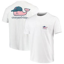 Load image into Gallery viewer, Washington Nationals Vineyard Vines Baseball Cap T-Shirt - White MLB T-shirt